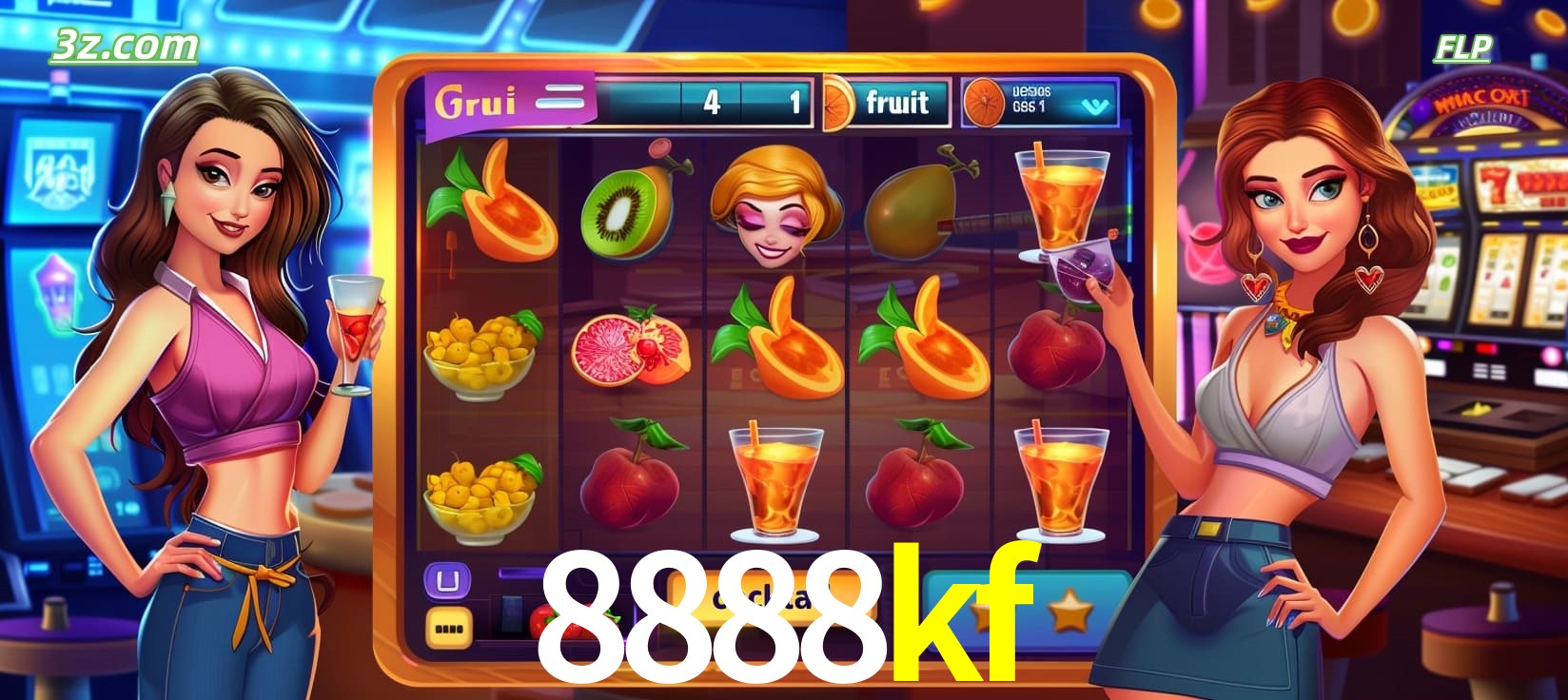 8888kf cassino online com caça-níqueis de frutas e coquetéis coloridos