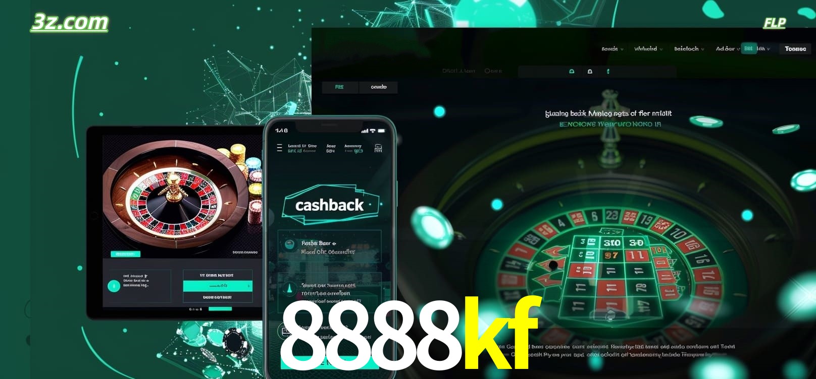 Jogue roleta em dispositivos móveis e desktop com 8888kf