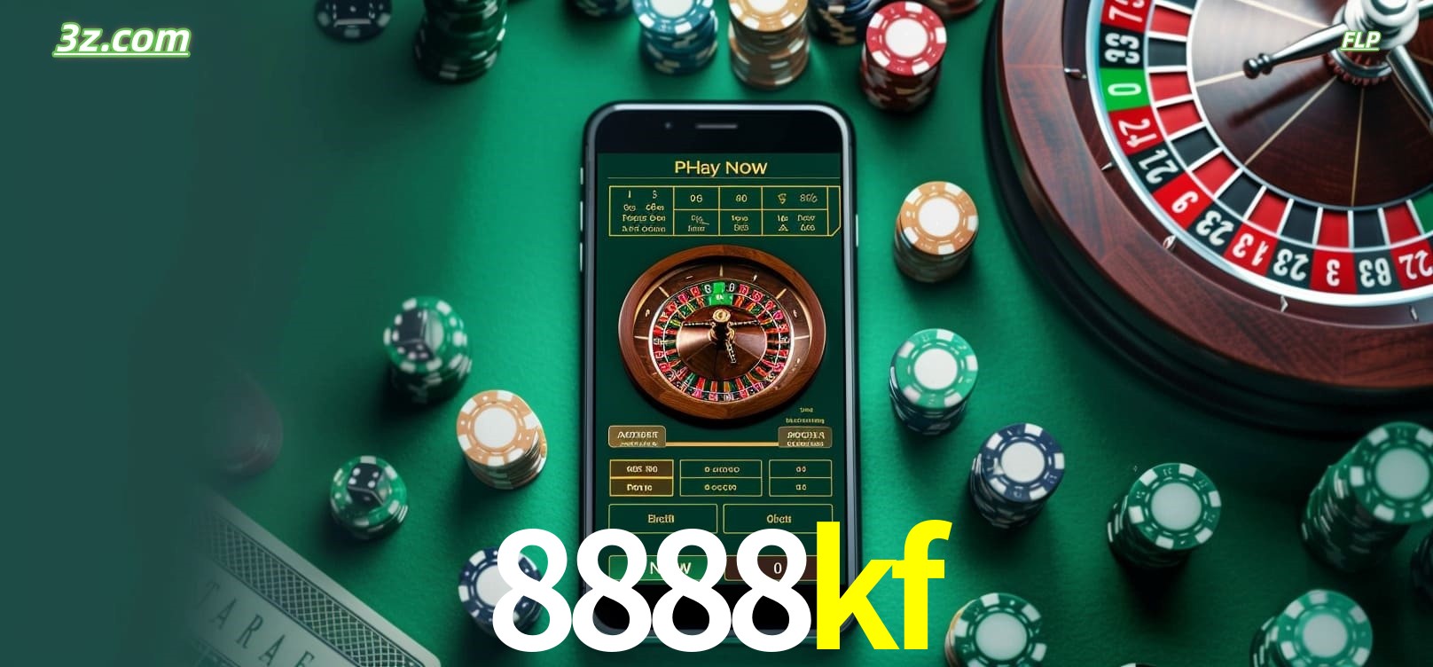 Roleta online no cassino 8888kf disponível em celular e computador